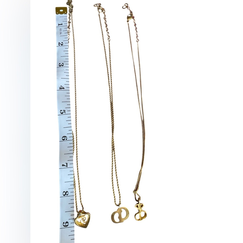 Christian Dior Gold Necklace Collection - Picture 7 of 7